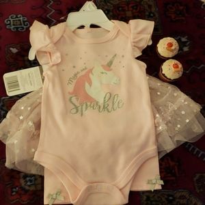 Three piece, 3 month onsie set